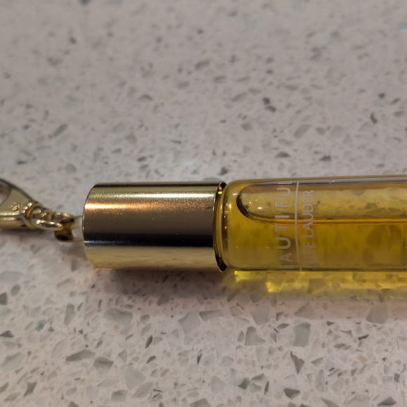 ESTEE LAUDER - BEAUTIFUL ROLL ON PERFUME With KEYCHAIN CLIP - Picture 2 of 3